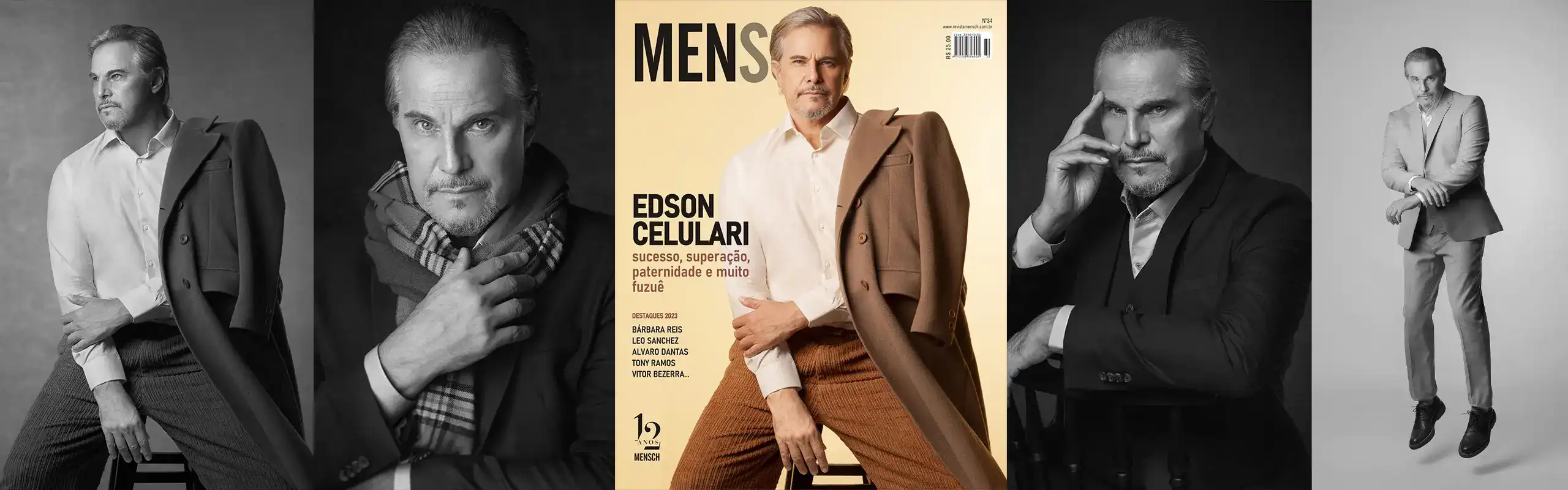Fotos de Edson Celulari editadas por Tales Henn